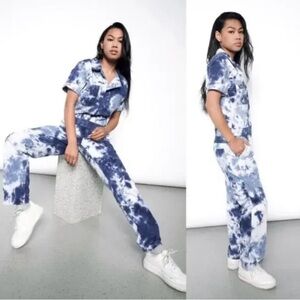 Wildfang Tie Dye Coveralls - XS